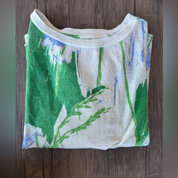 Anthropologie Sonal Nathwani for Maeve Long-Sleeve Printed Tee size Medium - Picture 9 of 9